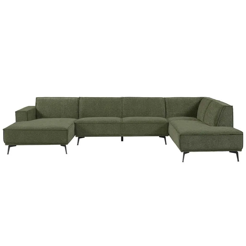 HUUS Bank Denemarken – Chaise longue + Ottoman + 2,5-zits