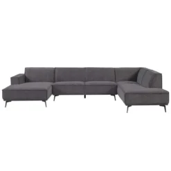 HUUS Bank Denemarken – Chaise longue + Ottoman + 2,5-zits