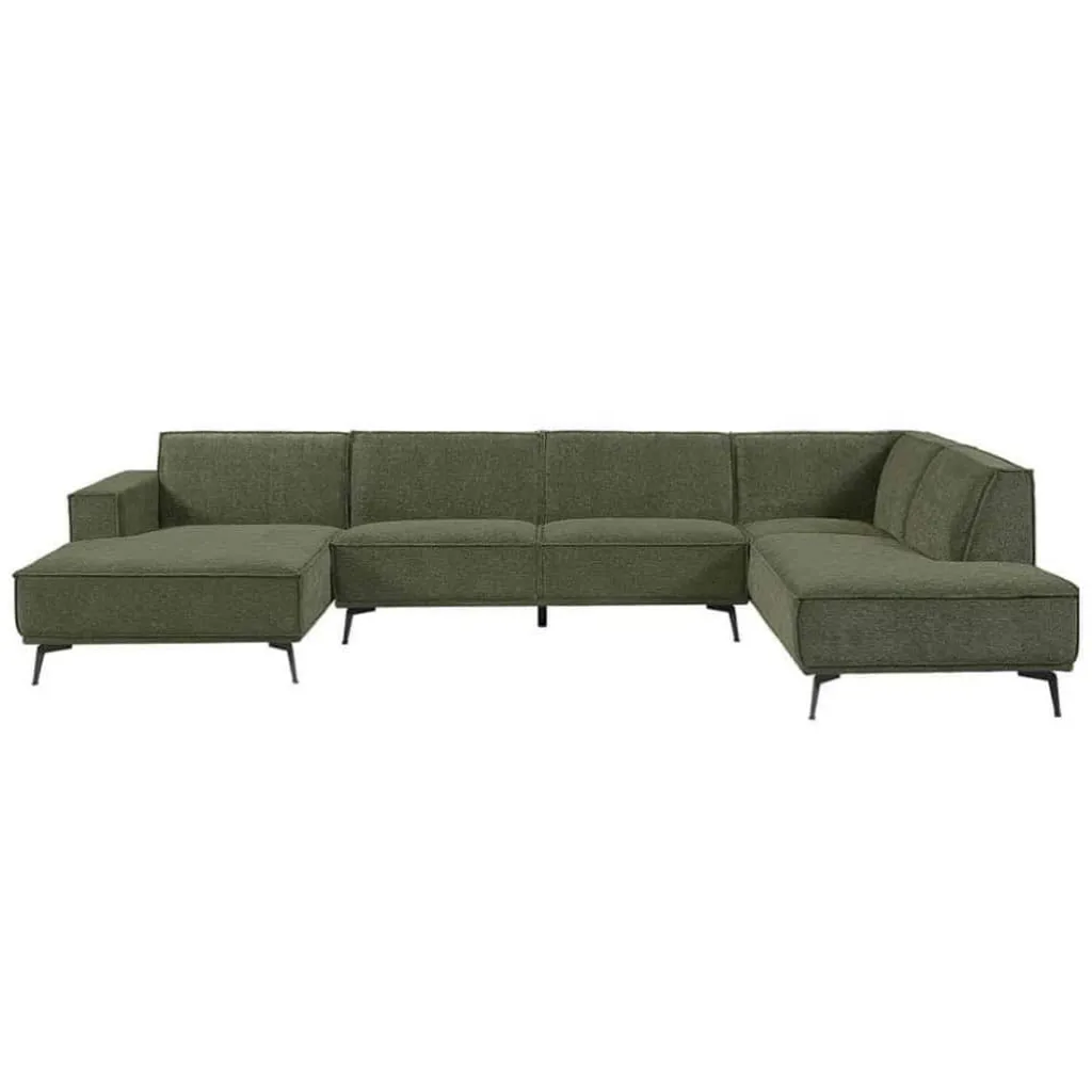 HUUS Bank Denemarken – Chaise longue + Ottoman + 2,5-zits