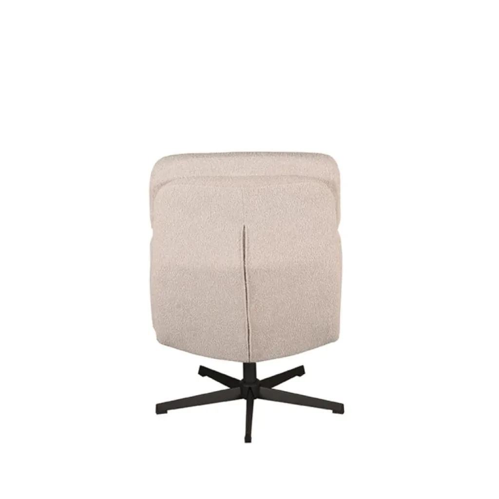 HUUS Draaifauteuil Alvar + Hocker