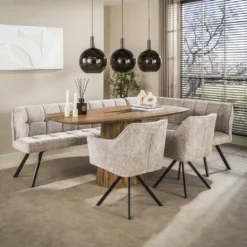 HUUS Eetkamerbank hoek Pleun