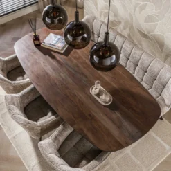 HUUS Eettafel Arthur donkerbruin
