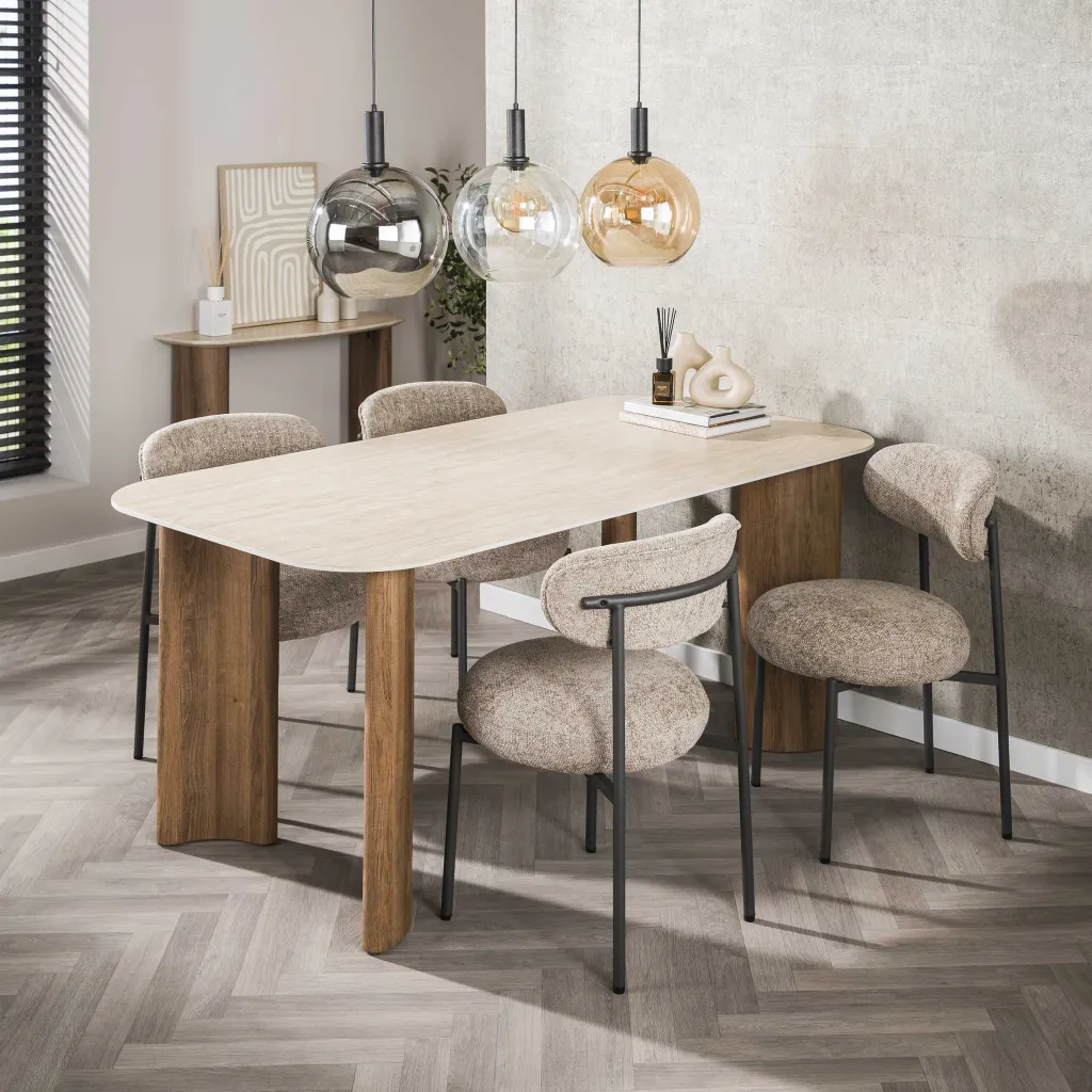 HUUS Eettafel Silvy curvo