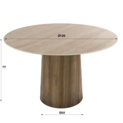 HUUS Eettafel Silvy rond