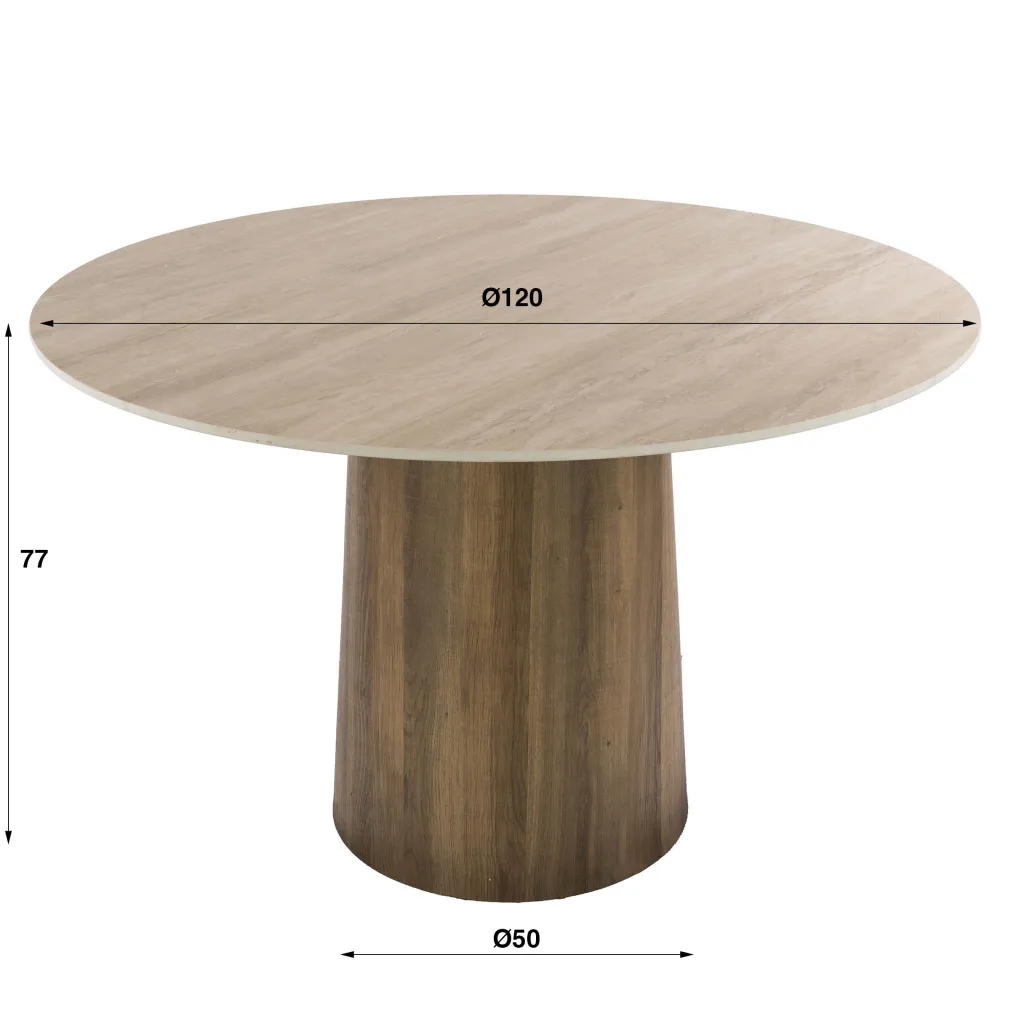 HUUS Eettafel Silvy rond