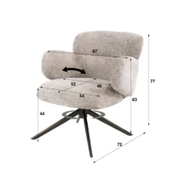 HUUS Fauteuil Hanna