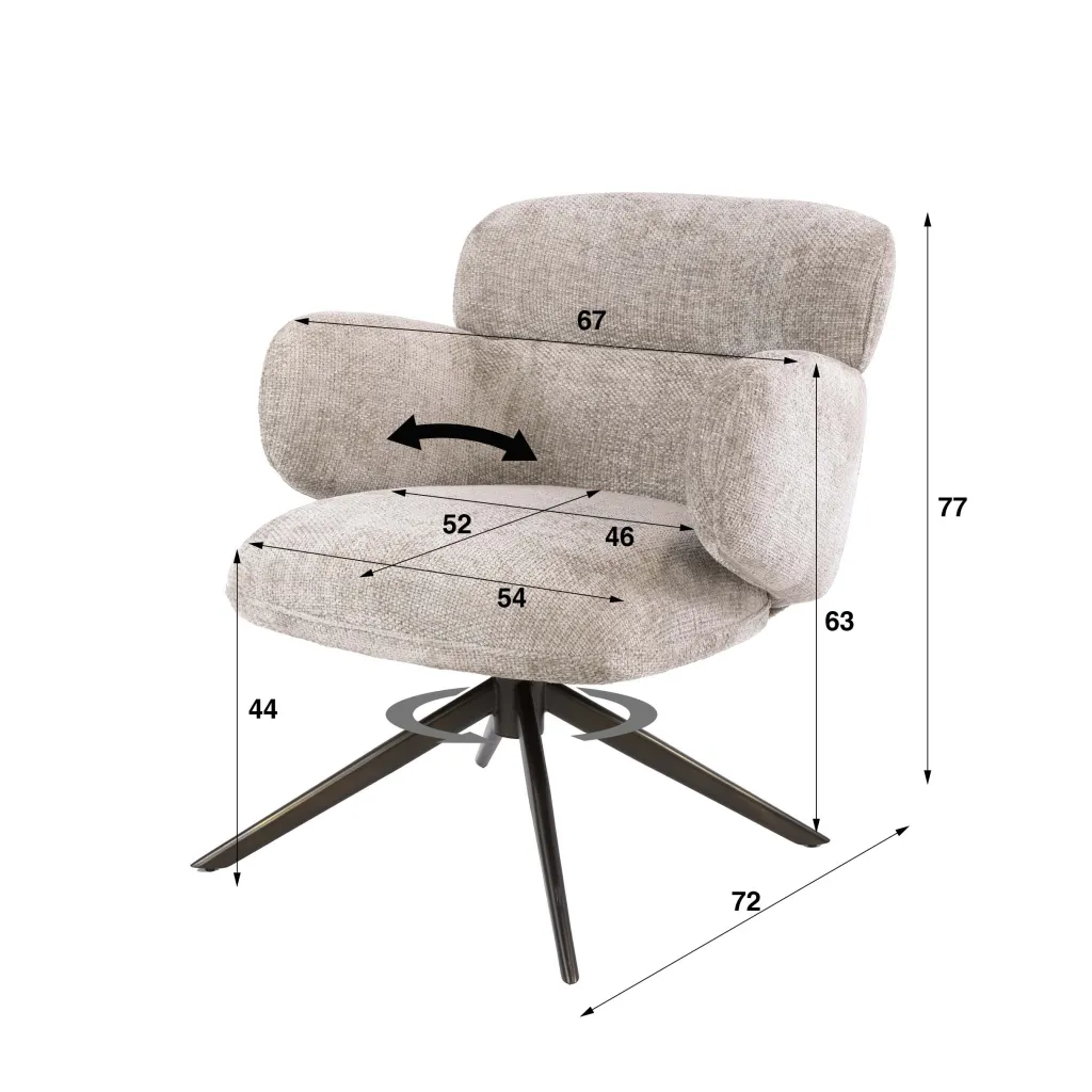 HUUS Fauteuil Hanna