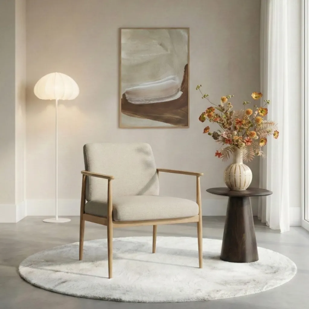 HUUS Fauteuil Japandi