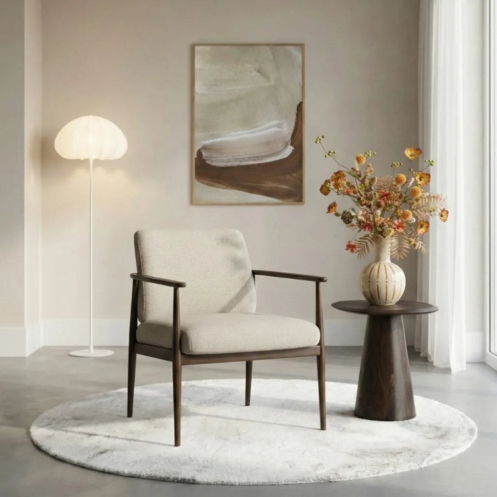 HUUS Fauteuil Japandi
