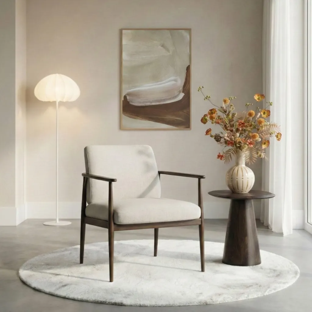HUUS Fauteuil Japandi