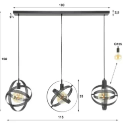 HUUS Hanglamp Arthur