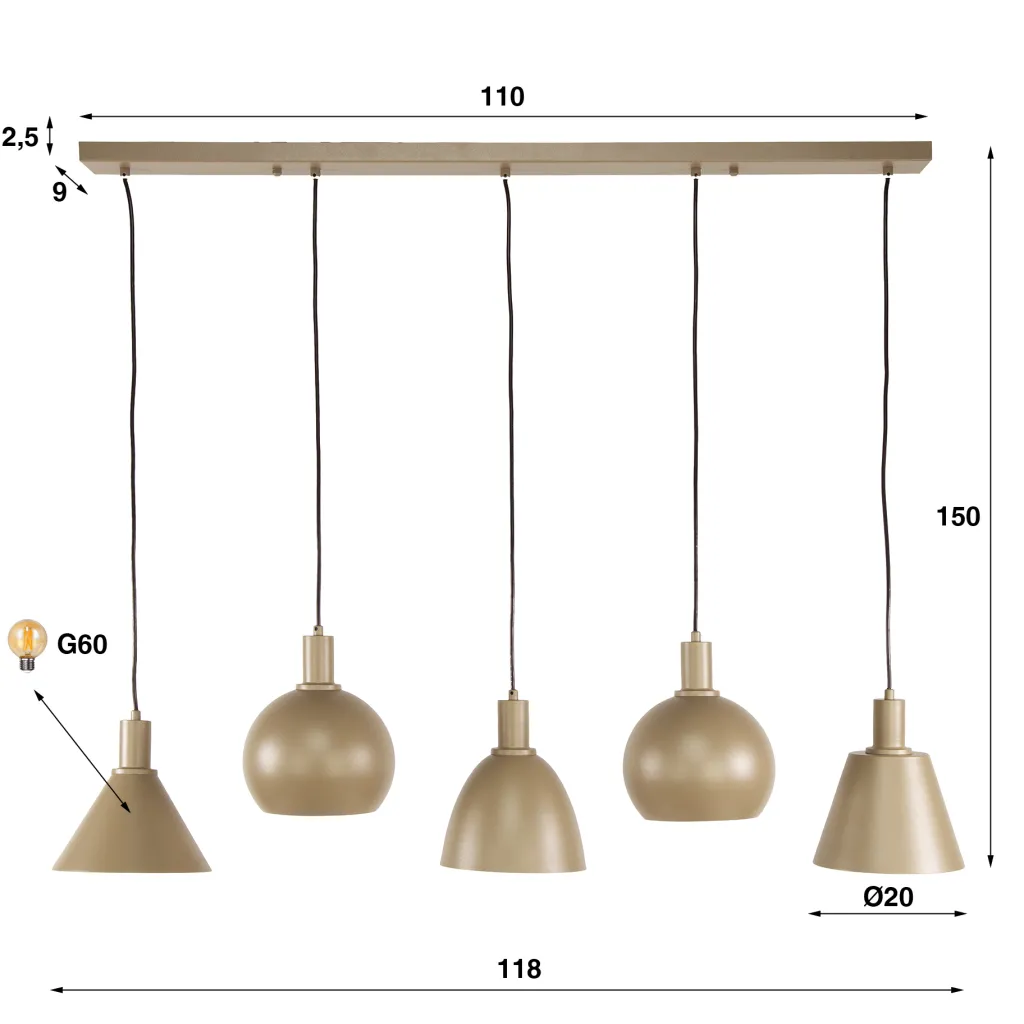 HUUS Hanglamp Marie