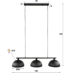 HUUS Hanglamp Rocky