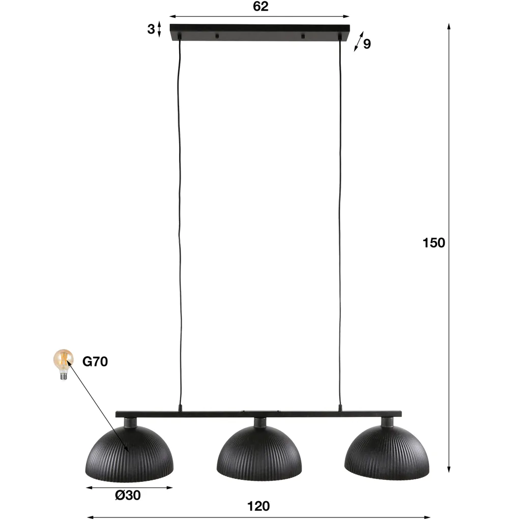HUUS Hanglamp Rocky