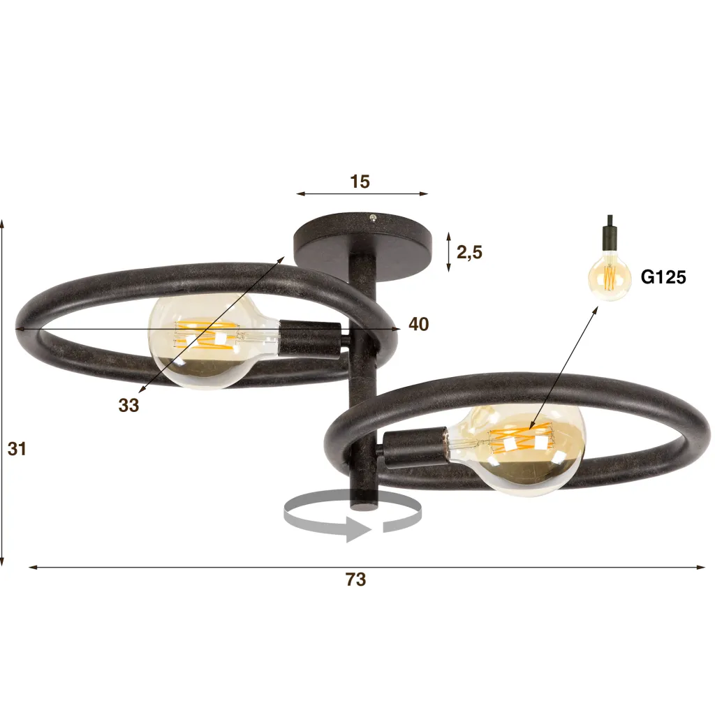 HUUS Plafondlamp Aura