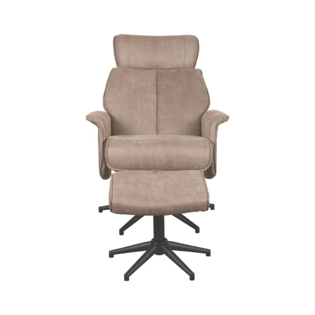 HUUS Relaxfauteuil Verdal + Hocker