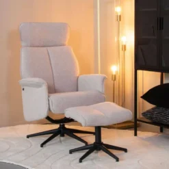 HUUS Relaxfauteuil Verdal + Hocker