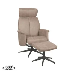 HUUS Relaxfauteuil Verdal + Hocker
