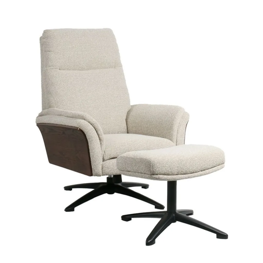 HUUS Relaxfauteuil Zenza + Hocker