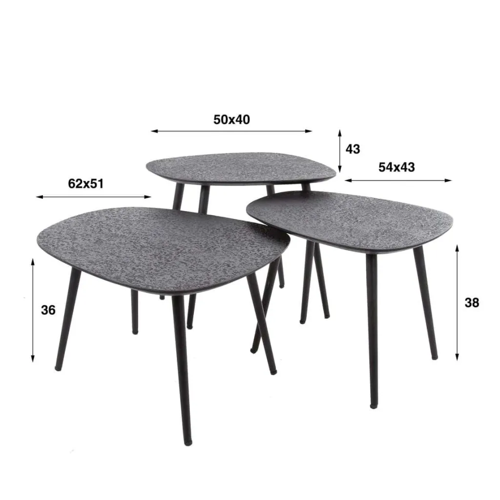 HUUS Salontafelset Bettie
