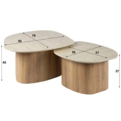 HUUS Salontafelset Daisy