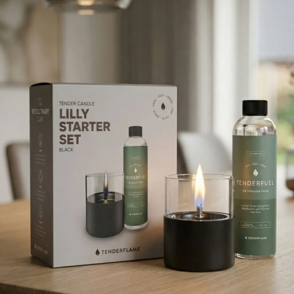 HUUS Tenderflame giftset Lilly Black