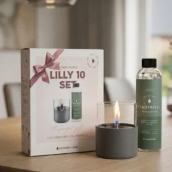 HUUS Tenderflame giftset Lilly Darkgrey