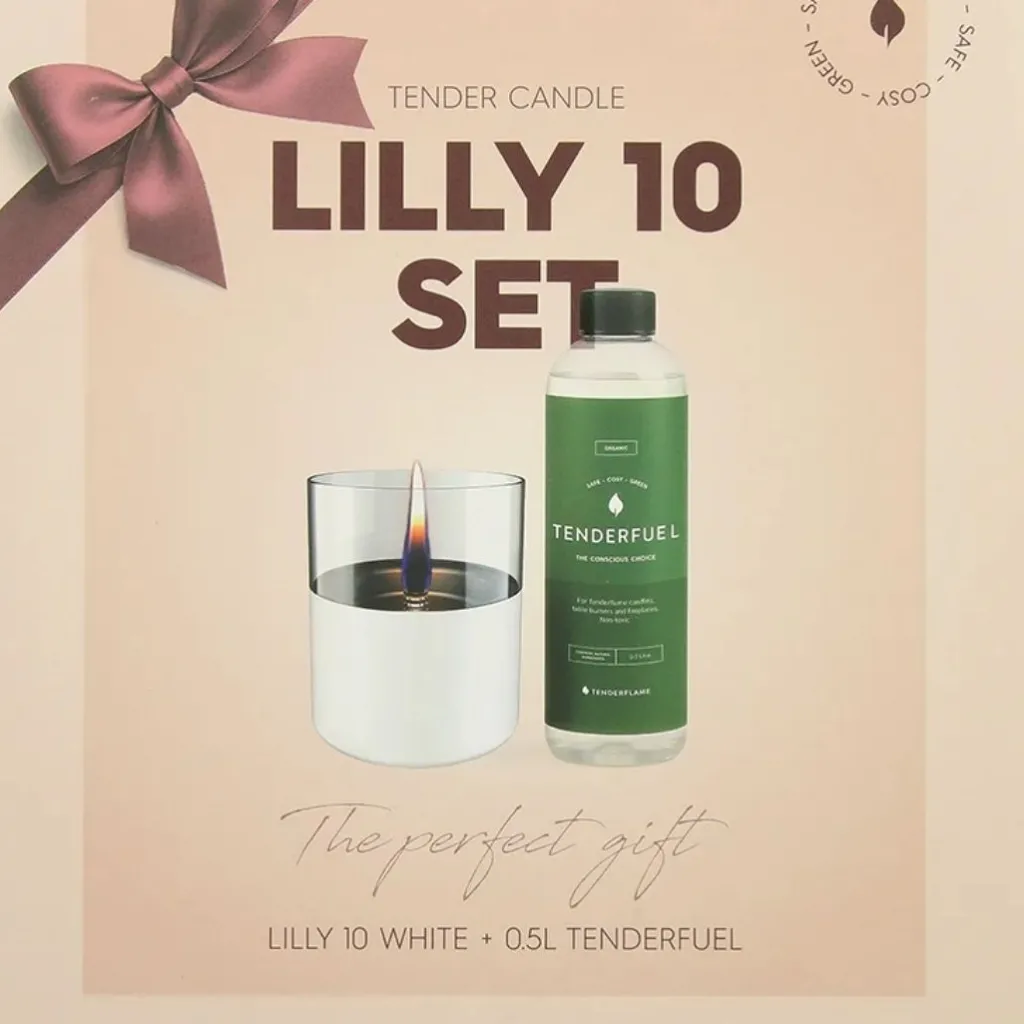 HUUS Tenderflame giftset Lilly White