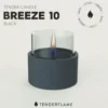 HUUS Tenderflame kaars Breeze 10 Black