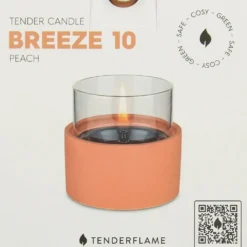 HUUS Tenderflame kaars Breeze 10 Peach