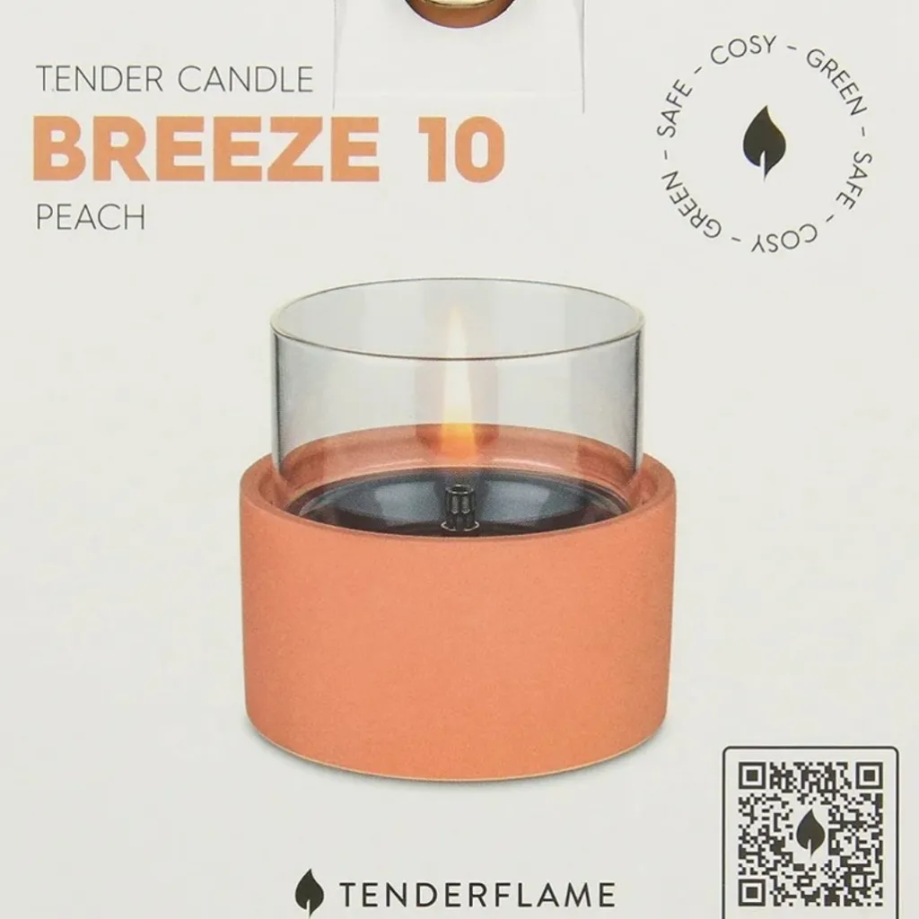 HUUS Tenderflame kaars Breeze 10 Peach