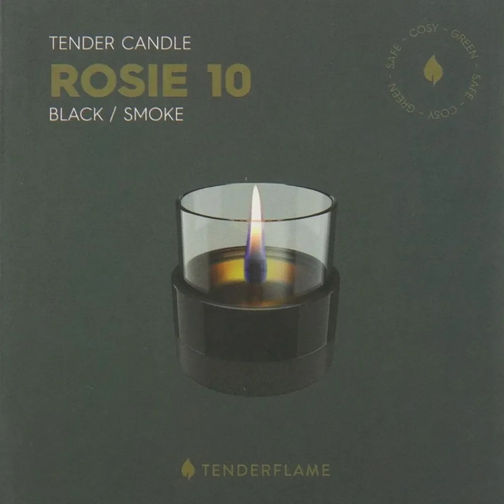 HUUS Tenderflame kaars Rosie 10 Black
