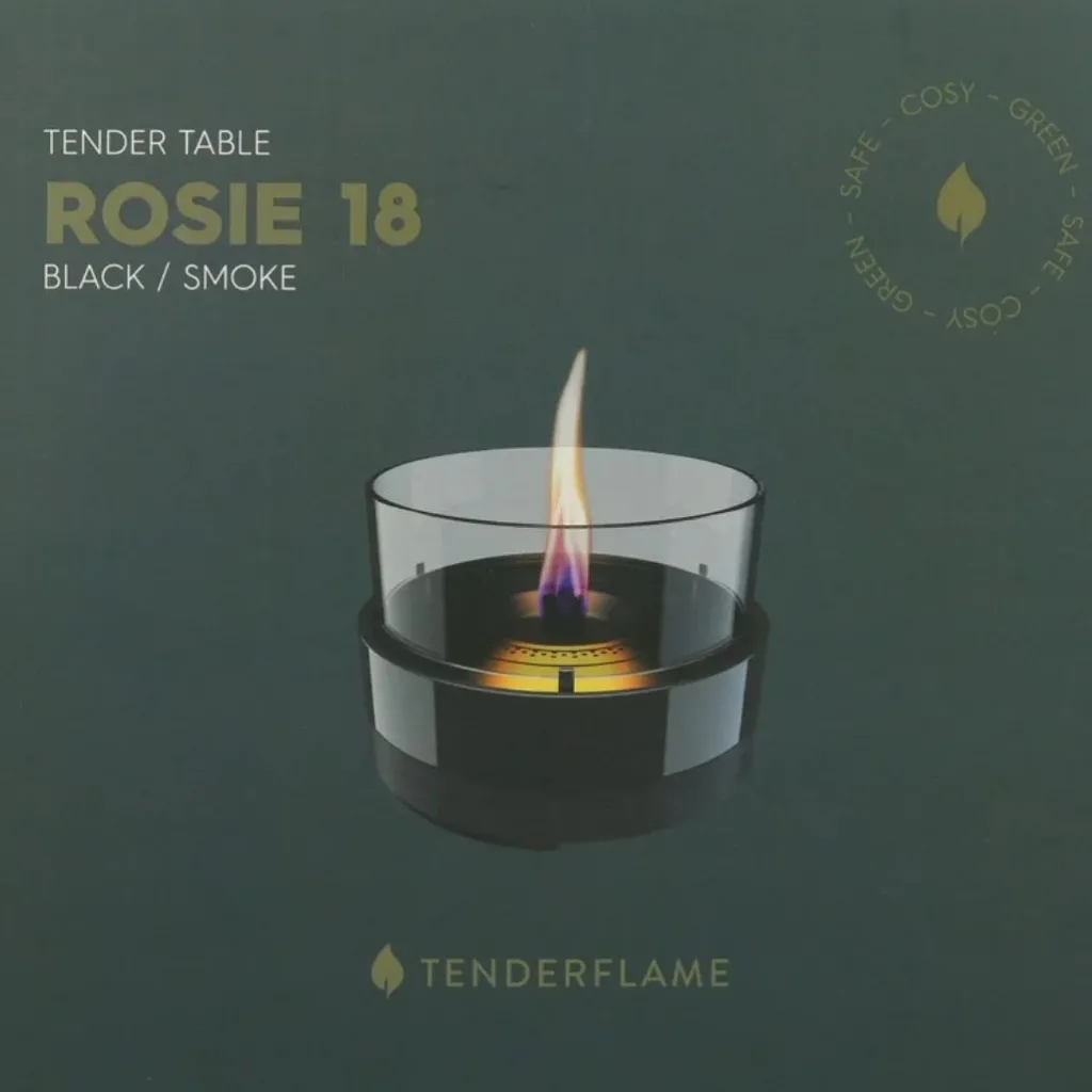 HUUS Tenderflame tafelhaard Rosie 18 black