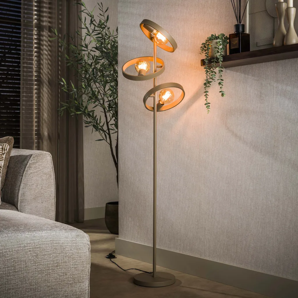 HUUS Vloerlamp Harriet beige