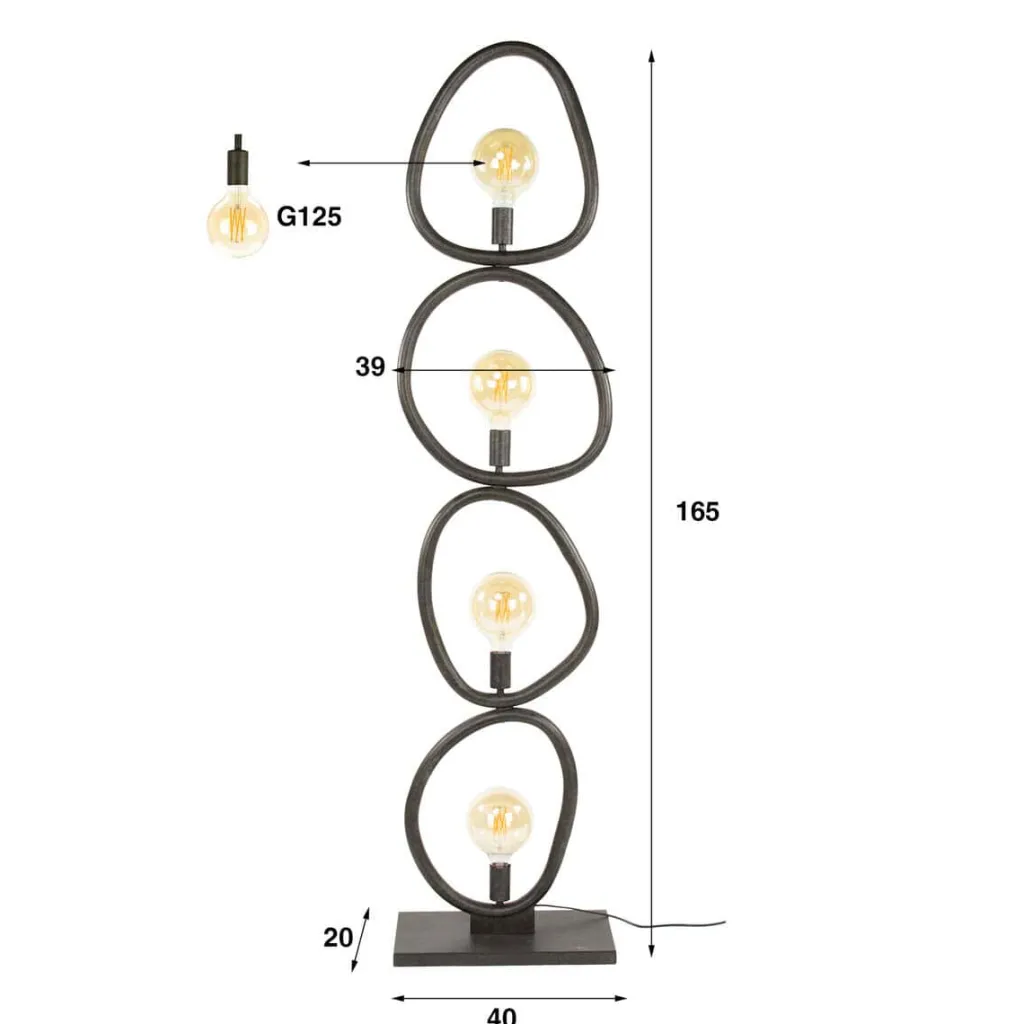 HUUS Vloerlamp Penny