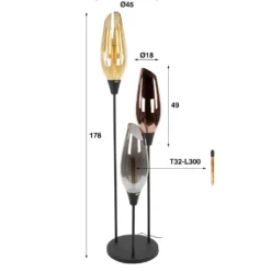 HUUS Vloerlamp Wendy XL